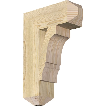 Balboa Craftsman Rough Sawn Bracket, Douglas Fir, 6"W x 18"D x 26"H